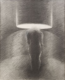 Woman as Lamp—original drawing