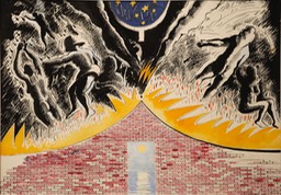 Alchemy of Lust, The. 13X19 ink acrylic signed