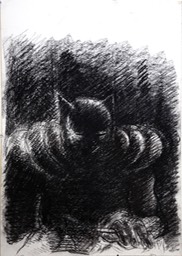 Golem Study 20x14.5 charcoal