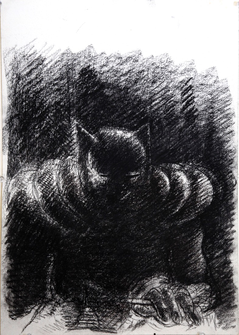 Golem Study 20x14.5 charcoal