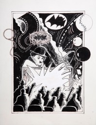 images for an illustration 15.25x11.83 india ink signed