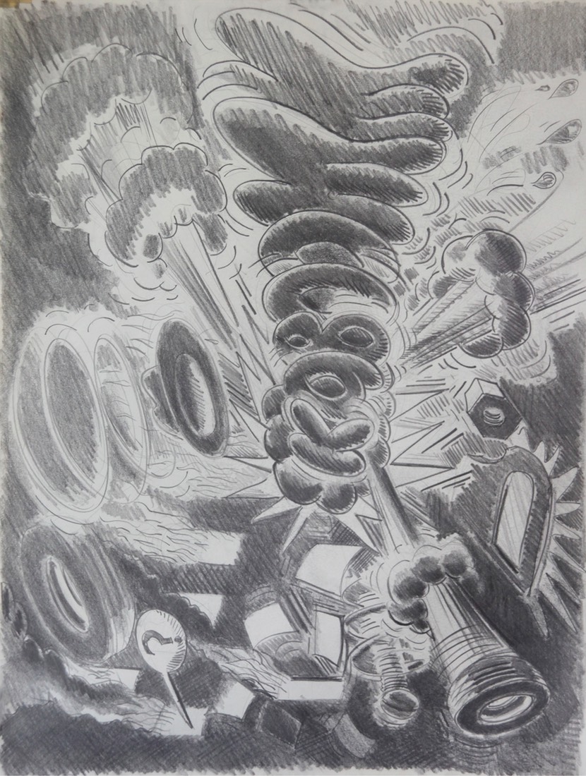 kaboom18X24 pencil