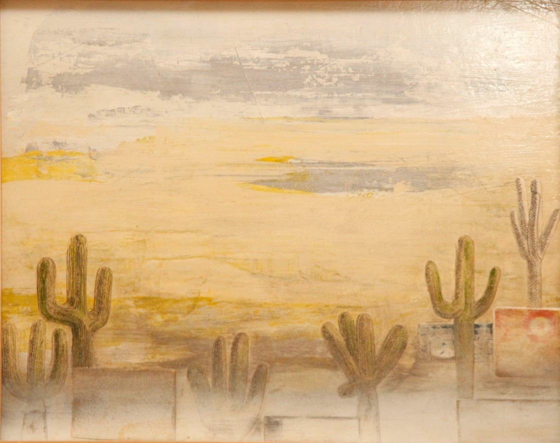 Man's Contribution to Nature 14X17 Mixed Media 20113