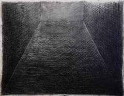 Pyramid 18.5x23.5 charcoal