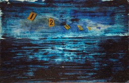 Race Lanes on the Schuylkill 14.5X22.5 oil 