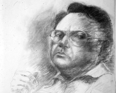 Self Portrait charcoal obit web