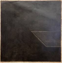 Shape in Square Field 22x22 graphite drawing pencil