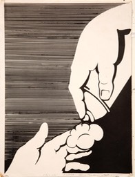 Shavecream Can 12.5X9.3750 ink signed 1969