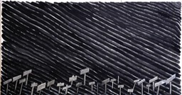 Signs of Change 12.75x23.5ink and collage initialed