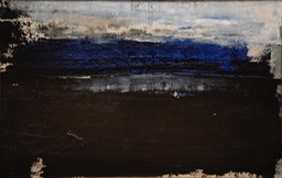 Storm on the Lake 15.25X24 oil on MDF 2005 initialed