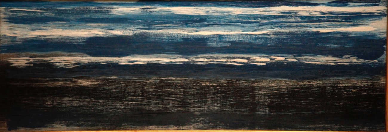 Stratus Clouds Over Nanty-Glo 9X24.5 oil