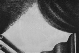 Flag, Smoke, Gun and Curtain