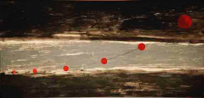 web Rt. I80 Twenty Two Fifty Elevation 12X24  oil on masonite 2014-2