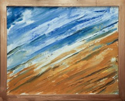 Winslow Homer's Beach 16X20 oil 2010